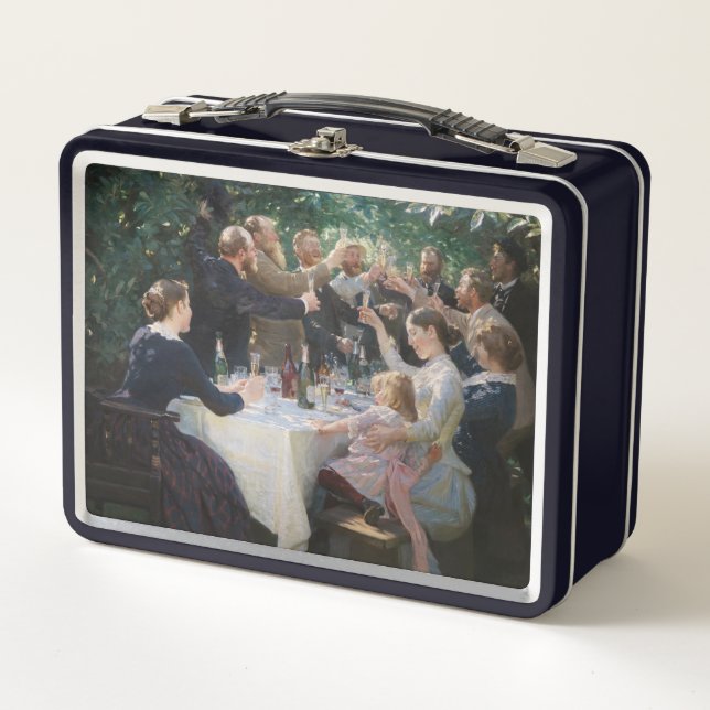 Peder Severin Kroyer - Hip, Hip, Hurrah Metal Lunch Box (Front)