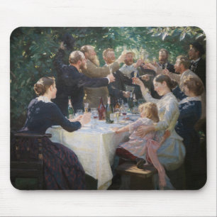 Peder Severin Kroyer - Hip, Hip, Hurrah! Mouse Pad