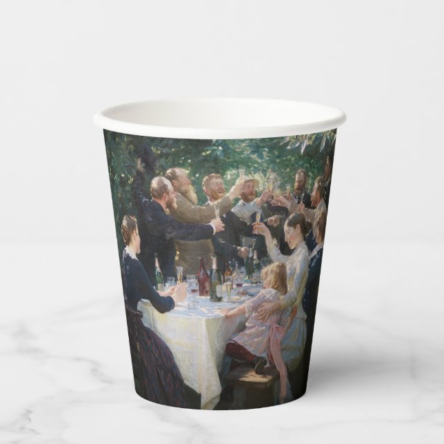 Peder Severin Kroyer - Hip, Hip, Hurrah! Paper Cups (Front)