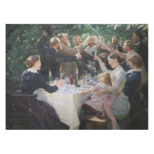 Peder Severin Kroyer - Hip, Hip, Hurrah! Tablecloth