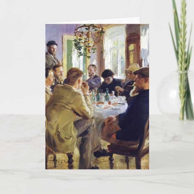 Peder Severin Kroyer - Lunchtime Card (Front)