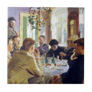 Peder Severin Kroyer - Lunchtime Tile