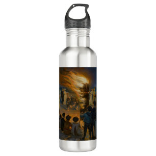 Peder Severin Kroyer - Midsummer's Eve Bonfire 710 Ml Water Bottle