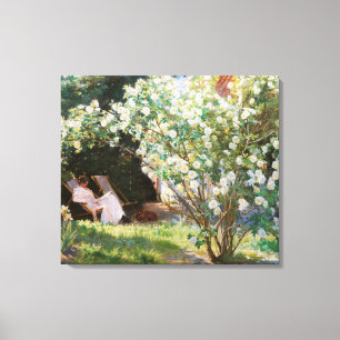 Peder Severin Kroyer - Roses Canvas Print