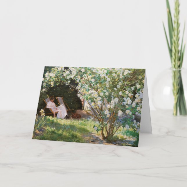 Peder Severin Kroyer - Roses Card (Front)