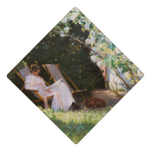 Peder Severin Kroyer - Roses Graduation Cap Topper