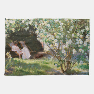 Peder Severin Kroyer - Roses Kitchen Towel