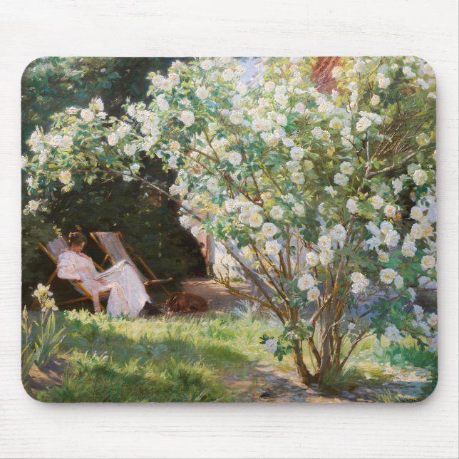 Peder Severin Kroyer - Roses Mouse Pad (Front)