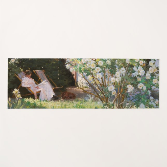 Peder Severin Kroyer - Roses Yoga Mat (Front (Horizontal))
