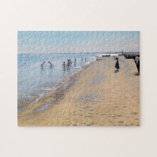 Peder Severin Kroyer - Summer Day at Skagen Beach Jigsaw Puzzle