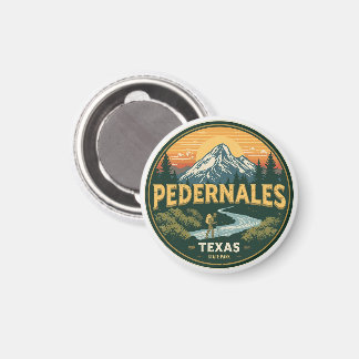 Pedernales Falls State Park Texas Hill Country hik Magnet