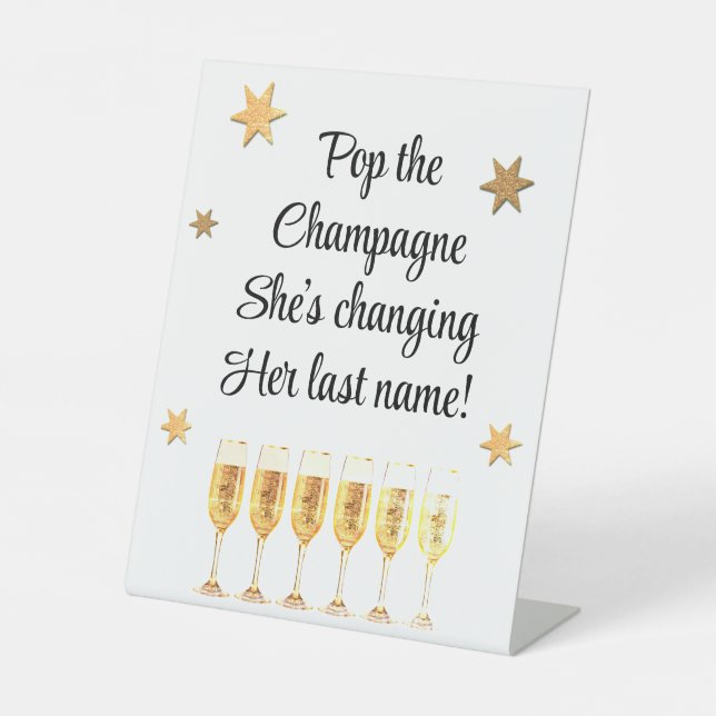 Pedestal Sign (Front)