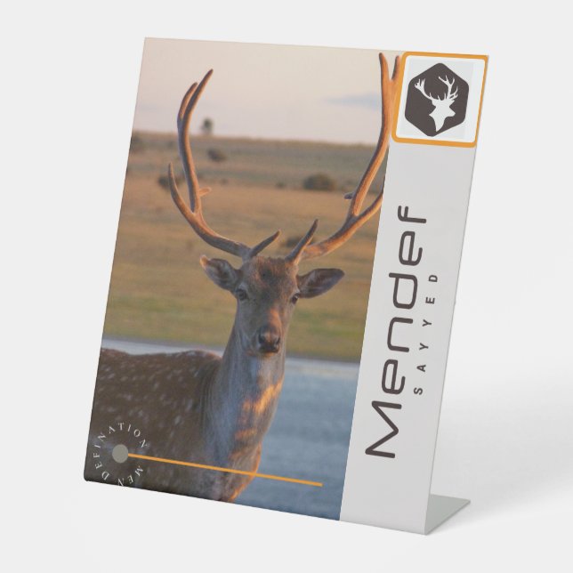 Pedestal Sign (Front)