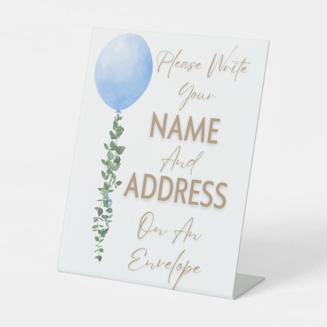 Pedestal Sign (Front)