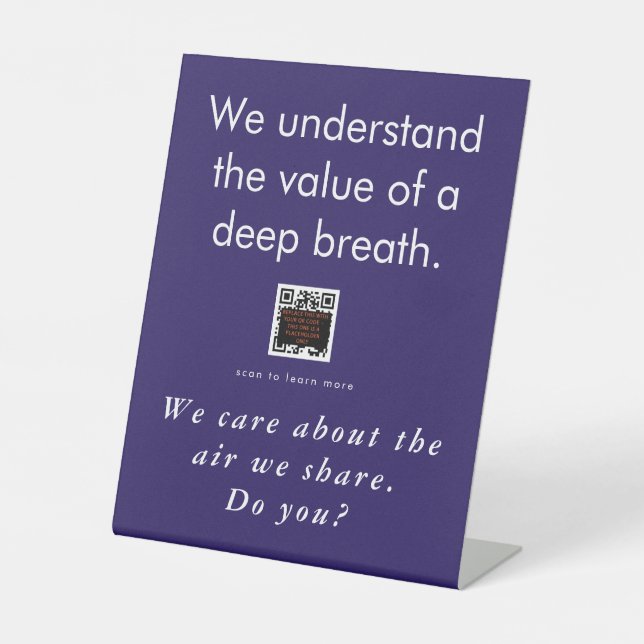 Pedestal Sign (Front)