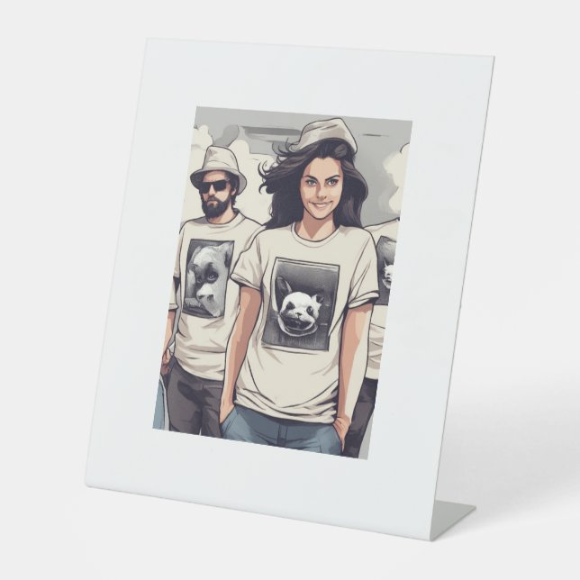 Pedestal Sign, 4" X 6" Sign (Front)