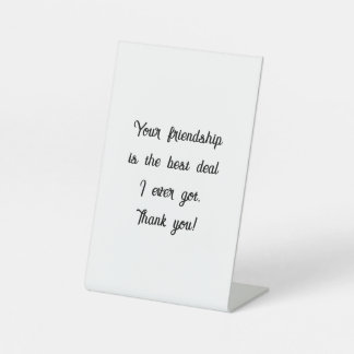 Pedestal Sign, 4" X 6" Sign