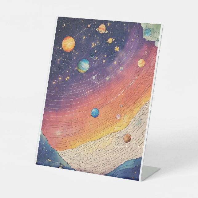 Pedestal Sign, 8" X 10" Pedestal Sign (Front)