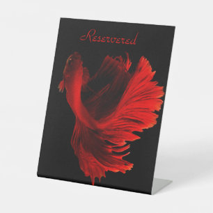 Pedestal Sign Reserved