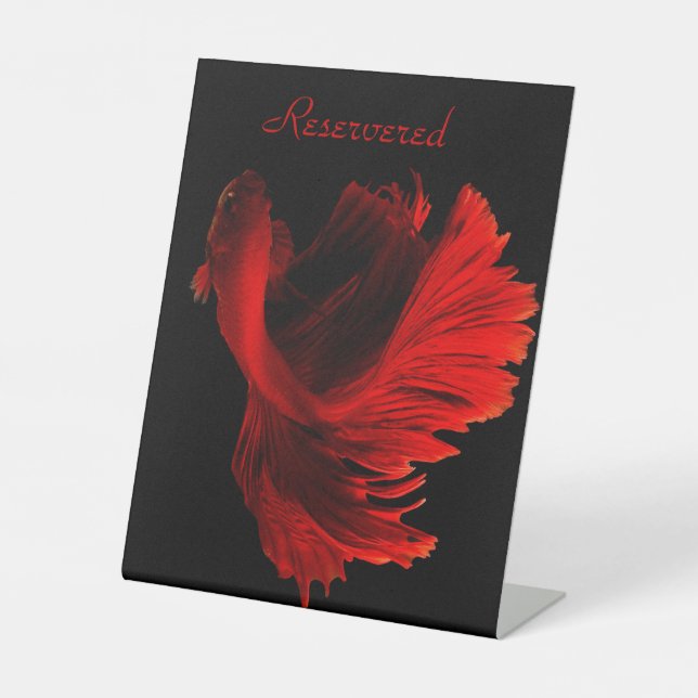 Pedestal Sign Reserved (Front)