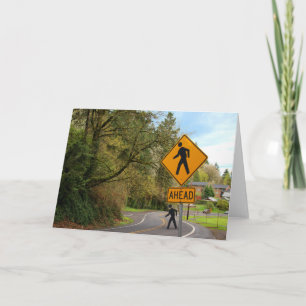 Pedestrian Crossing Card