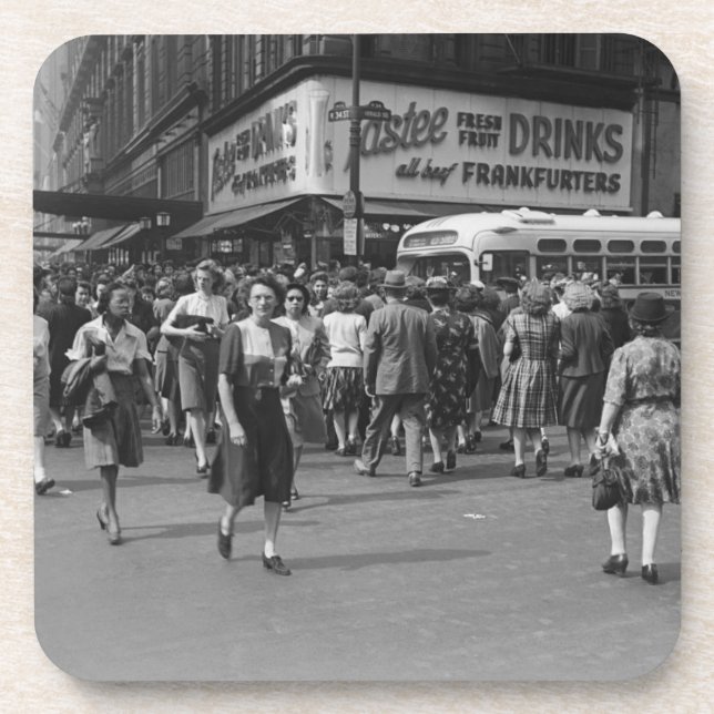 Pedestrians 2 coaster (Front)