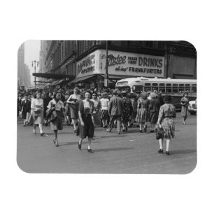 Pedestrians 2 magnet