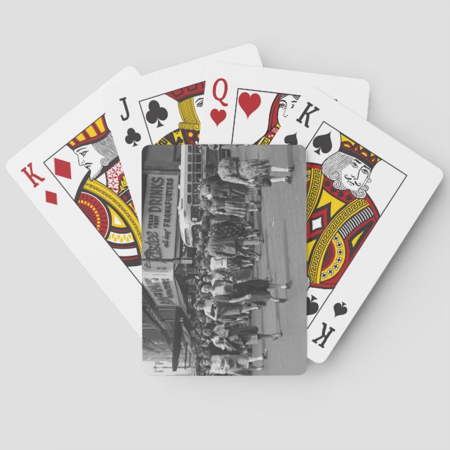 Pedestrians 2 playing cards (Back)