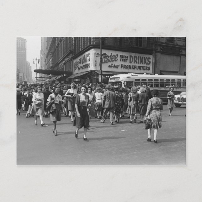 Pedestrians 2 postcard (Front)