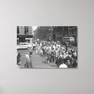Pedestrians Canvas Print