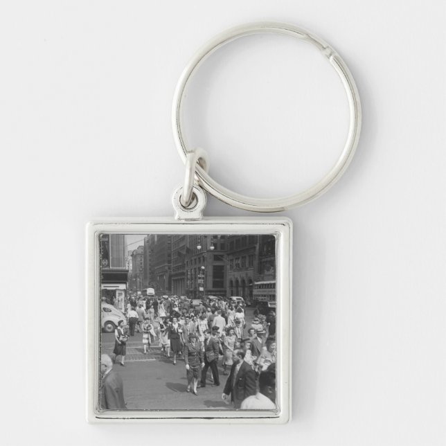 Pedestrians Keychain (Front)