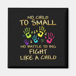 Pediatric Cancer Awareness Childhood Gifts  Magnet