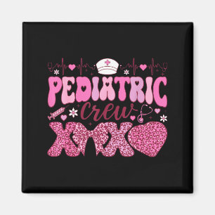 Pediatric Crew Xoxo Nurse Valentines Day Coquette  Magnet