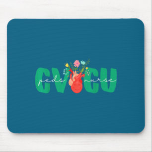 Pediatric Cvicu Nurse Cardiovascular Intensive Car Mouse Pad