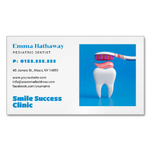 Pediatric Dentist   Dental Practice Business Card