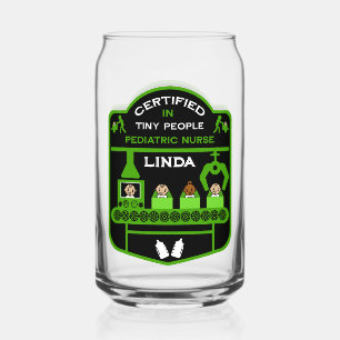Pediatric Nurse Appreciation gifts Can Glass