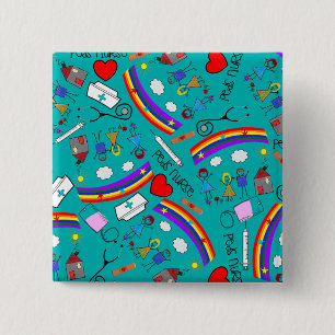 Pediatric Nurse Buttons