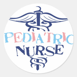 Pediatric Nurse Classic Round Sticker