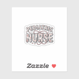 Pediatric Nurse Floral Vintage Engraving Design_1