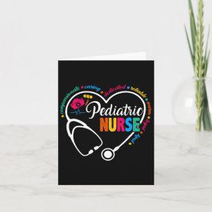 Pediatric Nurse Future Nurse Nursing School Nurse  Card