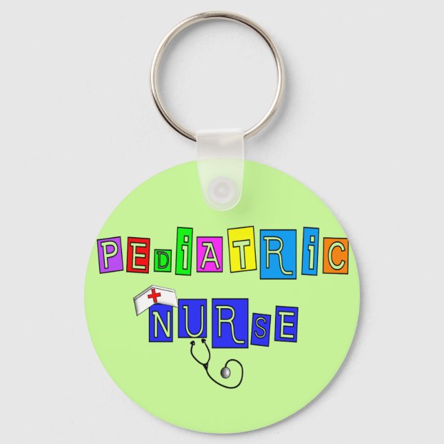 Pediatric Nurse Gifts Keychain (Front)