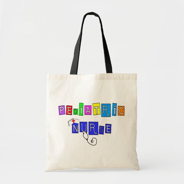 Pediatric Nurse Gifts Tote Bag (Front)
