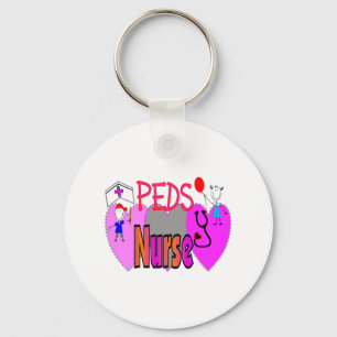 Pediatric Nurse Gifts, Unique Fun Designs Keychain