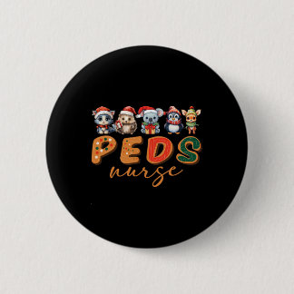 Pediatric Nurse Life Nursing Peds Nurse Cookie Chr 2 Inch Round Button