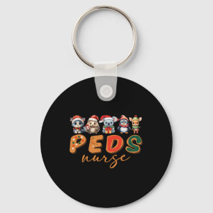 Pediatric Nurse Life Nursing Peds Nurse Cookie Chr Keychain