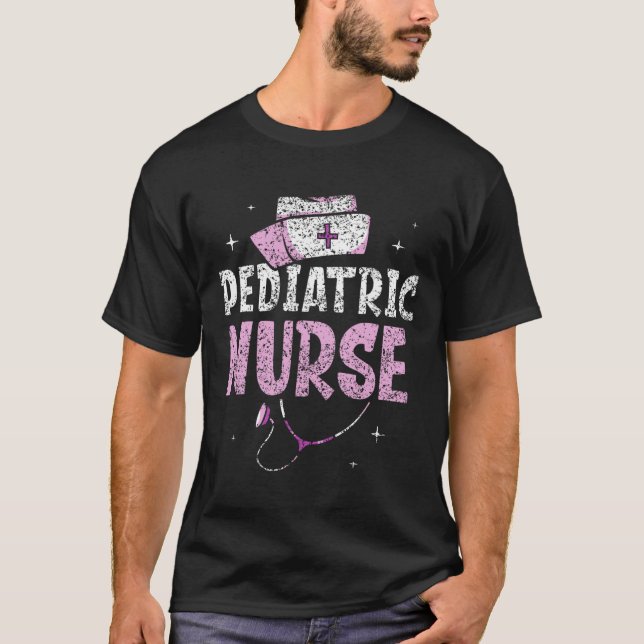 Pediatric Nurse Pediatrics Nurses Nursing  T-Shirt (Front)