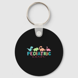 Pediatric Nurse Peds Nurse Nurse Dino Appreciation Keychain