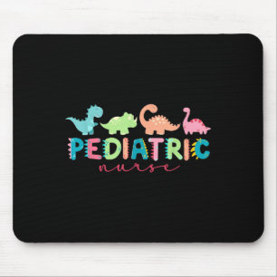 Pediatric Nurse Peds Nurse Nurse Dino Appreciation Mouse Pad