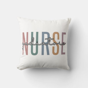 Pediatric Nurse   Peds Nurse PICU Nurse gifts Throw Pillow
