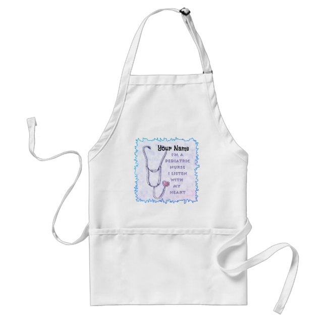 Pediatric Nurse Stethoscope Standard Apron (Front)